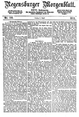 Regensburger Morgenblatt Sonntag 31. August 1873