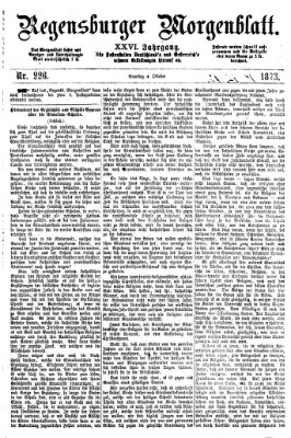 Regensburger Morgenblatt Samstag 4. Oktober 1873