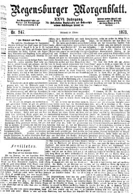 Regensburger Morgenblatt Mittwoch 29. Oktober 1873