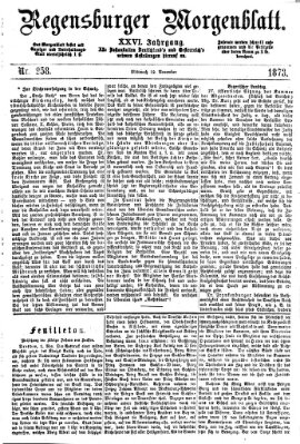 Regensburger Morgenblatt Mittwoch 12. November 1873