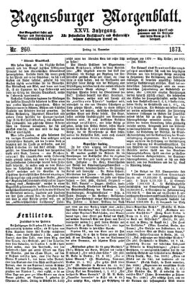 Regensburger Morgenblatt Freitag 14. November 1873