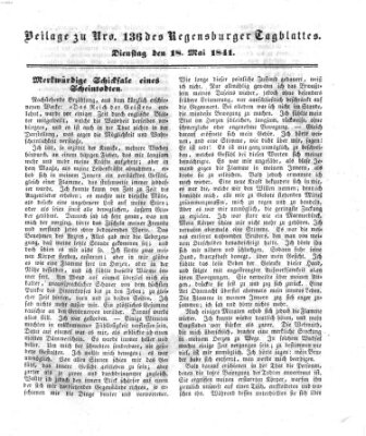 Regensburger Conversations-Blatt (Regensburger Tagblatt) Dienstag 18. Mai 1841