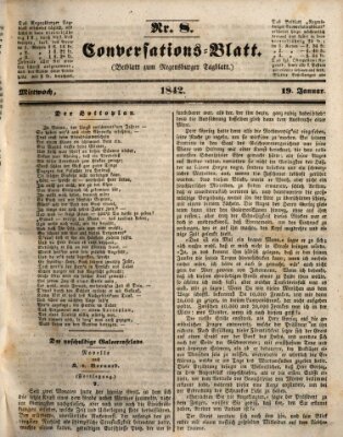 Regensburger Conversations-Blatt (Regensburger Tagblatt) Mittwoch 19. Januar 1842