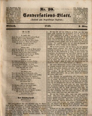 Regensburger Conversations-Blatt (Regensburger Tagblatt) Mittwoch 9. März 1842