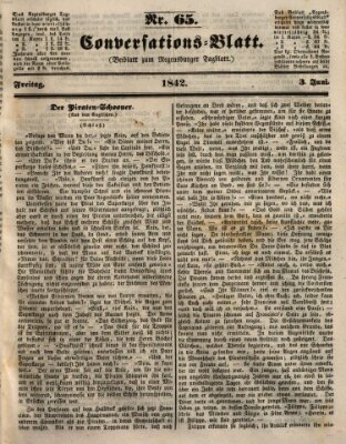 Regensburger Conversations-Blatt (Regensburger Tagblatt) Freitag 3. Juni 1842