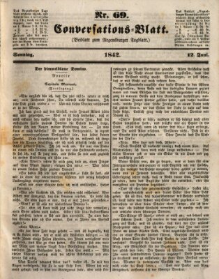 Regensburger Conversations-Blatt (Regensburger Tagblatt) Sonntag 12. Juni 1842