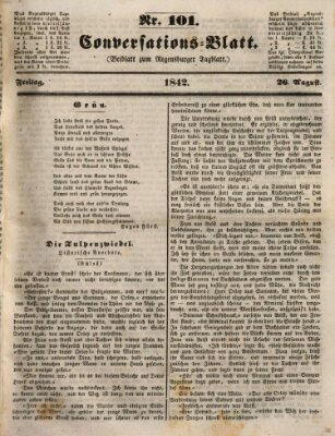 Regensburger Conversations-Blatt (Regensburger Tagblatt) Freitag 26. August 1842