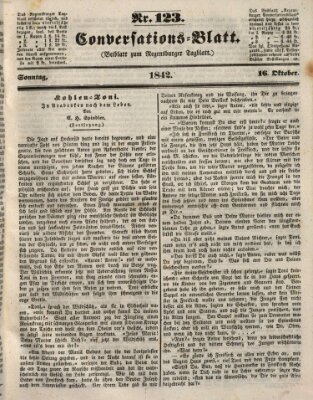 Regensburger Conversations-Blatt (Regensburger Tagblatt) Sonntag 16. Oktober 1842