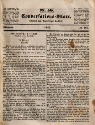 Regensburger Conversations-Blatt (Regensburger Tagblatt) Mittwoch 10. Mai 1843