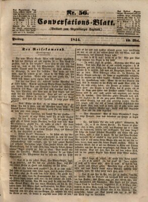 Regensburger Conversations-Blatt (Regensburger Tagblatt) Freitag 10. Mai 1844