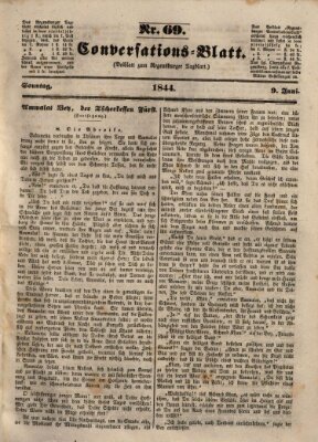 Regensburger Conversations-Blatt (Regensburger Tagblatt) Sonntag 9. Juni 1844