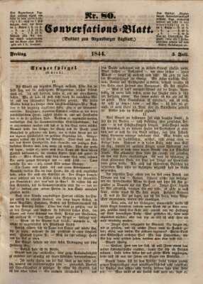 Regensburger Conversations-Blatt (Regensburger Tagblatt) Freitag 5. Juli 1844