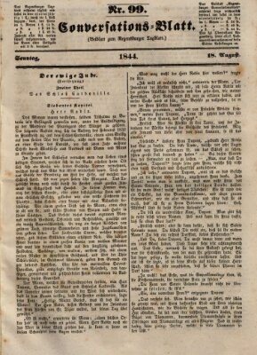 Regensburger Conversations-Blatt (Regensburger Tagblatt) Sonntag 18. August 1844