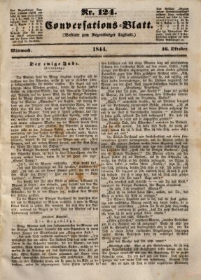 Regensburger Conversations-Blatt (Regensburger Tagblatt) Mittwoch 16. Oktober 1844