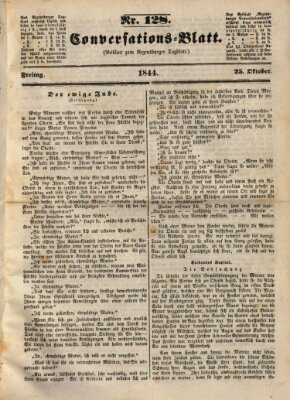 Regensburger Conversations-Blatt (Regensburger Tagblatt) Freitag 25. Oktober 1844