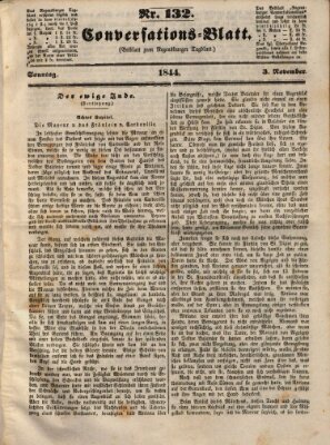 Regensburger Conversations-Blatt (Regensburger Tagblatt) Sonntag 3. November 1844