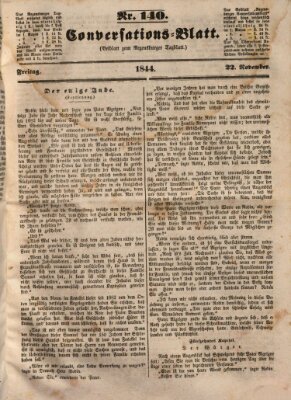 Regensburger Conversations-Blatt (Regensburger Tagblatt) Freitag 22. November 1844