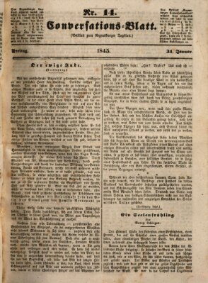 Regensburger Conversations-Blatt (Regensburger Tagblatt) Freitag 31. Januar 1845