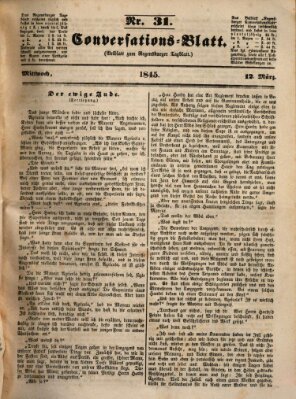 Regensburger Conversations-Blatt (Regensburger Tagblatt) Mittwoch 12. März 1845