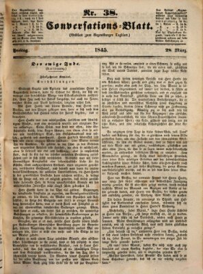 Regensburger Conversations-Blatt (Regensburger Tagblatt) Freitag 28. März 1845