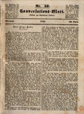 Regensburger Conversations-Blatt (Regensburger Tagblatt) Mittwoch 30. April 1845