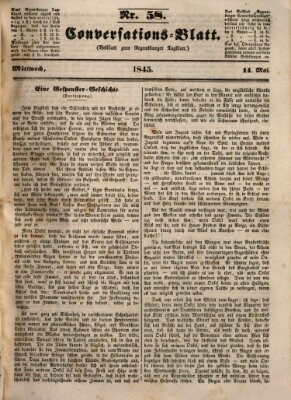 Regensburger Conversations-Blatt (Regensburger Tagblatt) Mittwoch 14. Mai 1845