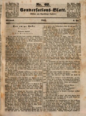 Regensburger Conversations-Blatt (Regensburger Tagblatt) Mittwoch 4. Juni 1845