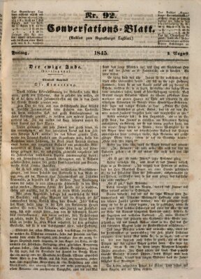 Regensburger Conversations-Blatt (Regensburger Tagblatt) Freitag 1. August 1845