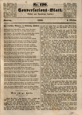 Regensburger Conversations-Blatt (Regensburger Tagblatt) Sonntag 5. Oktober 1845