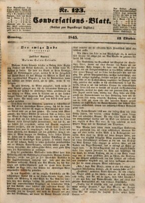 Regensburger Conversations-Blatt (Regensburger Tagblatt) Sonntag 12. Oktober 1845