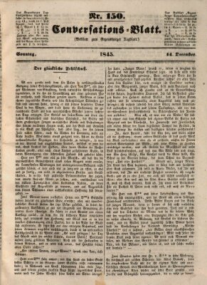 Regensburger Conversations-Blatt (Regensburger Tagblatt) Sonntag 14. Dezember 1845