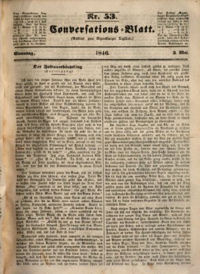 Regensburger Conversations-Blatt (Regensburger Tagblatt) Sonntag 3. Mai 1846