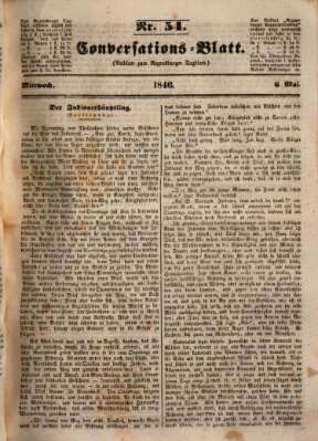 Regensburger Conversations-Blatt (Regensburger Tagblatt) Mittwoch 6. Mai 1846