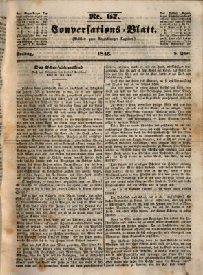 Regensburger Conversations-Blatt (Regensburger Tagblatt) Freitag 5. Juni 1846