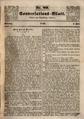 Regensburger Conversations-Blatt (Regensburger Tagblatt) Sonntag 5. Juli 1846