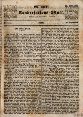 Regensburger Conversations-Blatt (Regensburger Tagblatt) Sonntag 6. September 1846