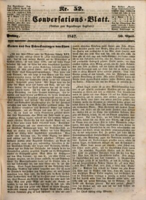 Regensburger Conversations-Blatt (Regensburger Tagblatt) Freitag 30. April 1847