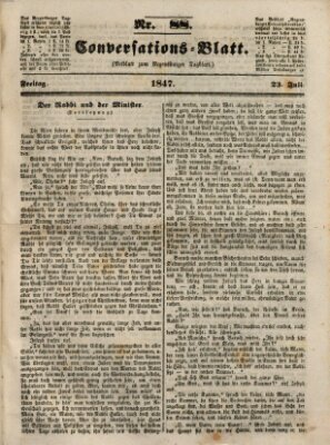 Regensburger Conversations-Blatt (Regensburger Tagblatt) Freitag 23. Juli 1847