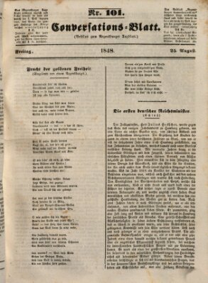 Regensburger Conversations-Blatt (Regensburger Tagblatt) Freitag 25. August 1848