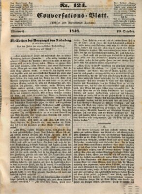Regensburger Conversations-Blatt (Regensburger Tagblatt) Mittwoch 18. Oktober 1848