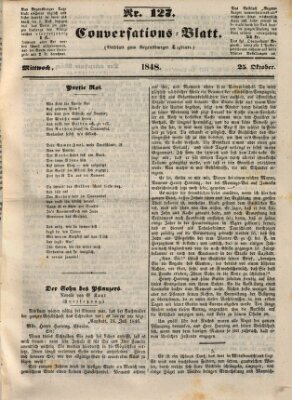 Regensburger Conversations-Blatt (Regensburger Tagblatt) Mittwoch 25. Oktober 1848