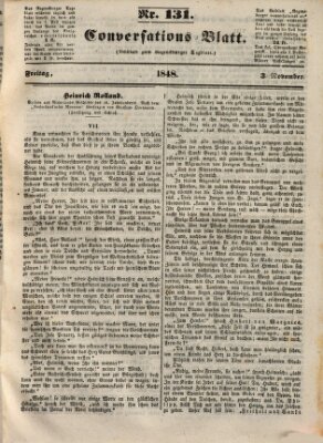 Regensburger Conversations-Blatt (Regensburger Tagblatt) Freitag 3. November 1848