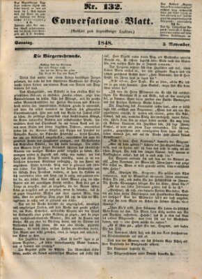 Regensburger Conversations-Blatt (Regensburger Tagblatt) Sonntag 5. November 1848