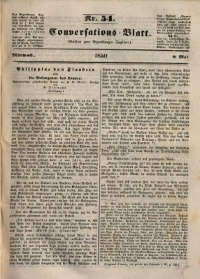 Regensburger Conversations-Blatt (Regensburger Tagblatt) Mittwoch 8. Mai 1850