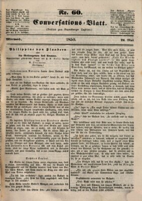 Regensburger Conversations-Blatt (Regensburger Tagblatt) Dienstag 21. Mai 1850