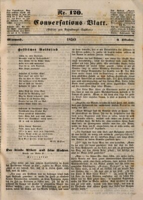 Regensburger Conversations-Blatt (Regensburger Tagblatt) Mittwoch 9. Oktober 1850