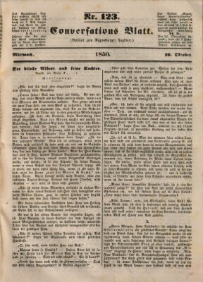 Regensburger Conversations-Blatt (Regensburger Tagblatt) Mittwoch 16. Oktober 1850