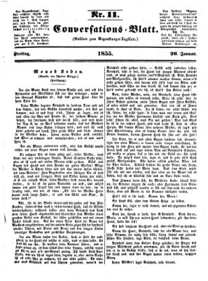 Regensburger Conversations-Blatt (Regensburger Tagblatt) Freitag 26. Januar 1855