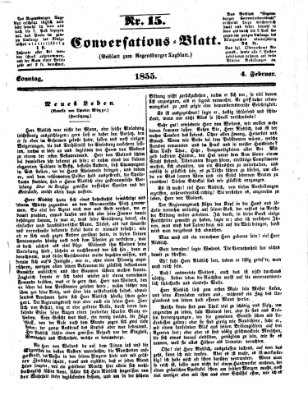 Regensburger Conversations-Blatt (Regensburger Tagblatt) Sonntag 4. Februar 1855