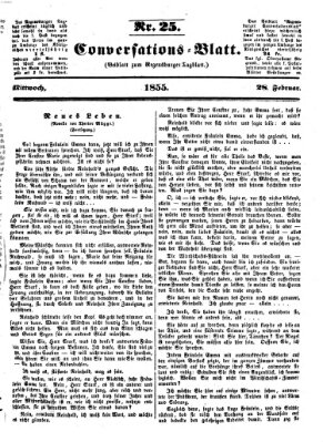 Regensburger Conversations-Blatt (Regensburger Tagblatt) Mittwoch 28. Februar 1855